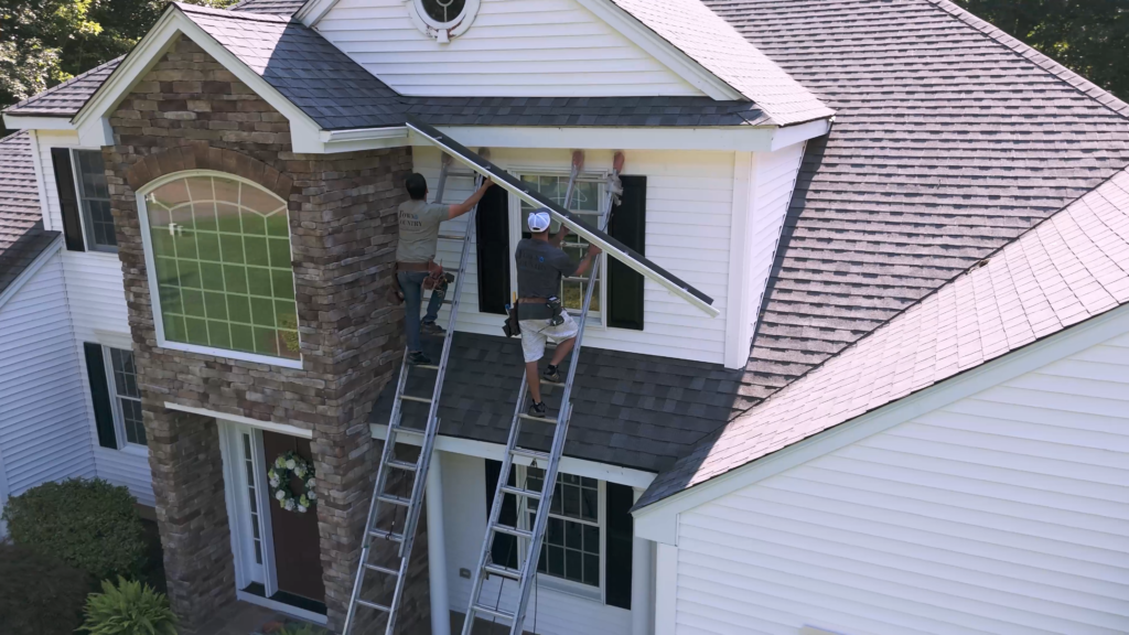 seamless gutters in Branford, CT